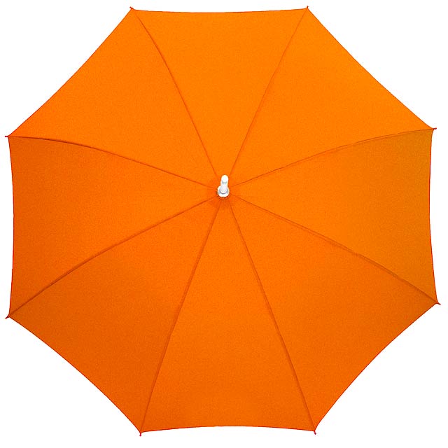 Automatic stick umbrella RUMBA - orange