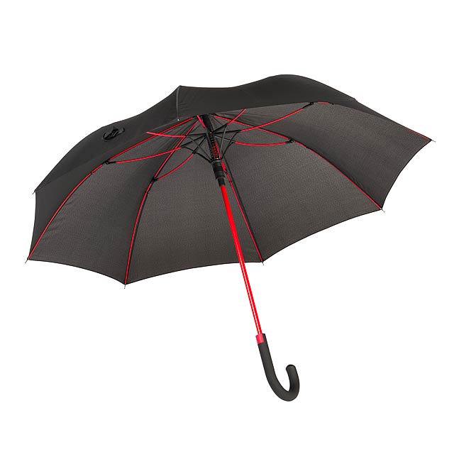 Automatic stick umbrella CANCAN - red