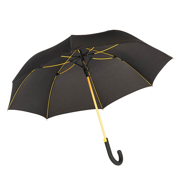 Automatic stick umbrella CANCAN - yellow