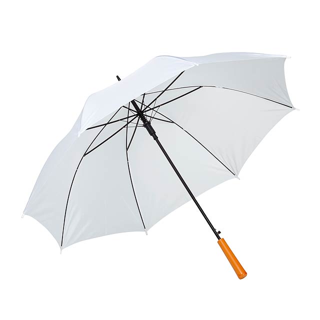 Automatic stick umbrella LIMBO - white