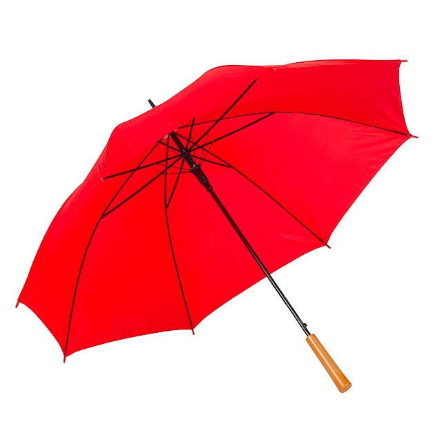 Automatický holový deštník  LIMBO - červená