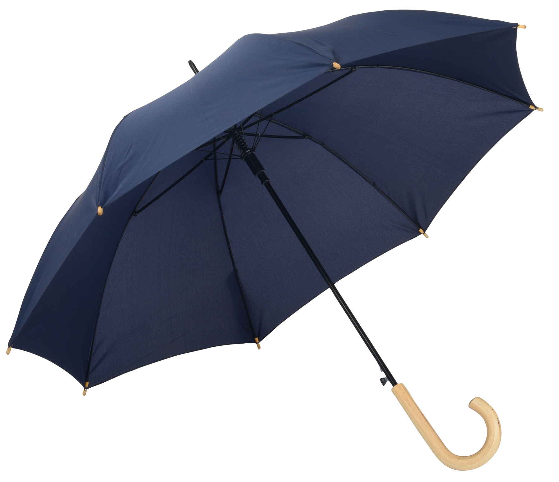 Automatic stick umbrella LIPSI - blue