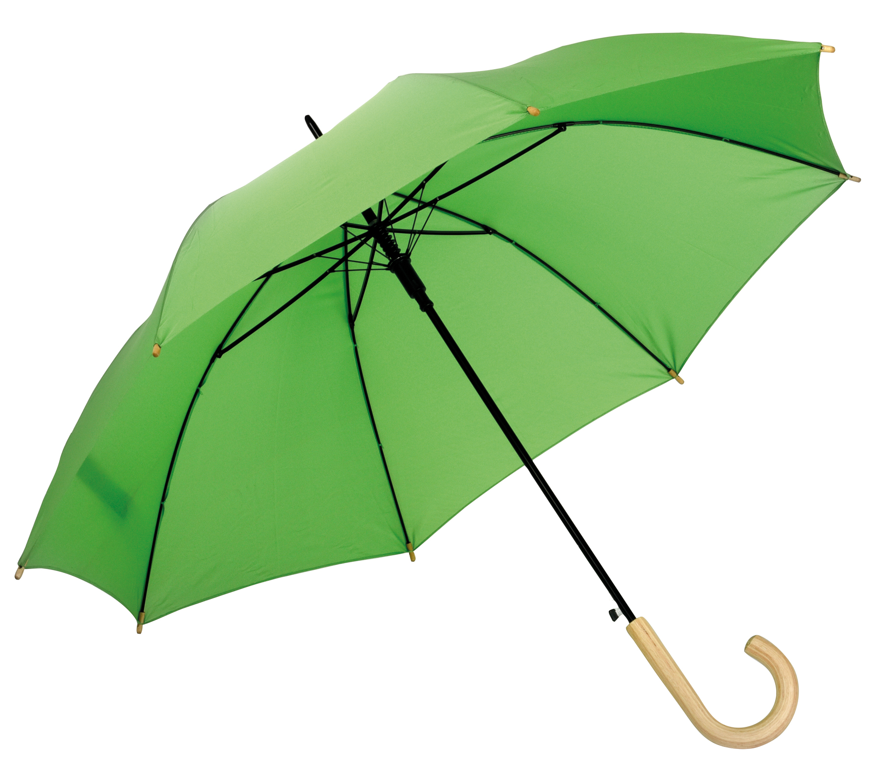 Automatic stick umbrella LIPSI - lime
