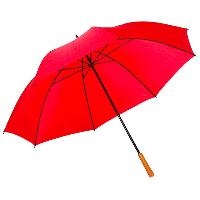 Golfový deštník RAINDROPS - červená