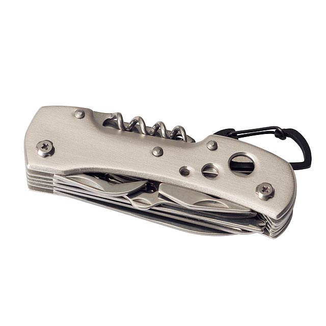 Kapesní nůž STRONG HELPER, 12 ks - stříbrná