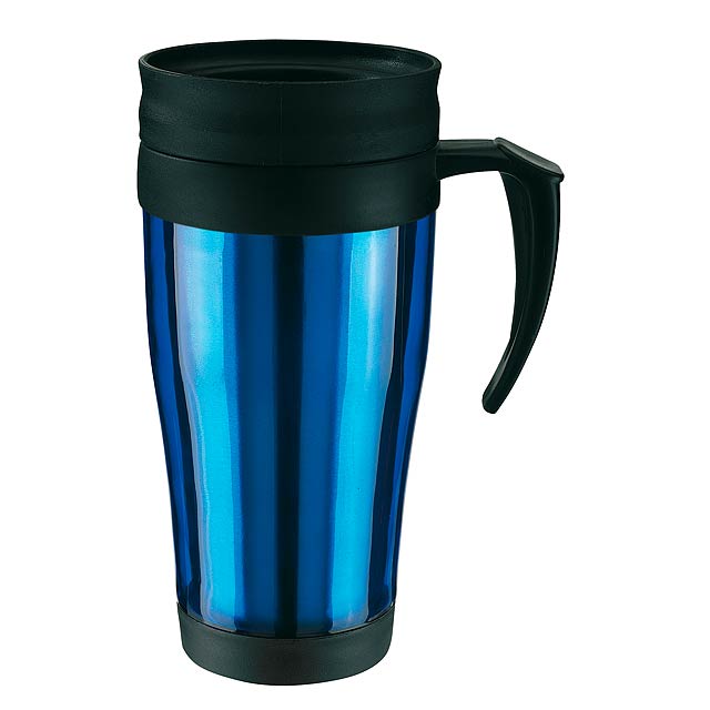 Double-walled cup WARM-UP - blue