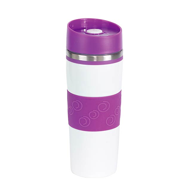 Double-walled flask ARABICA - violet