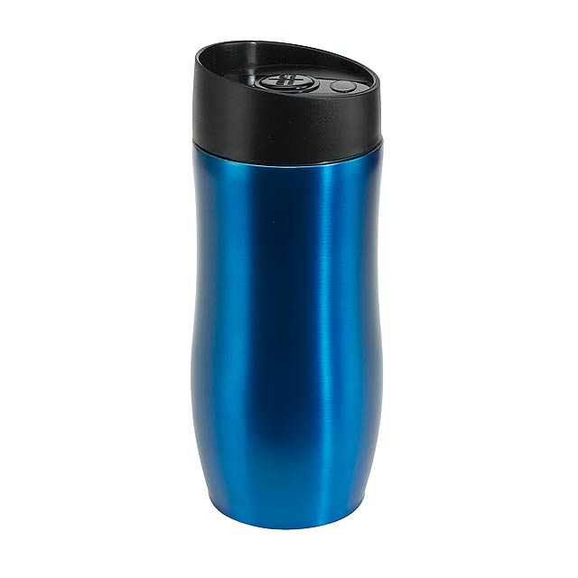 Double-walled mug CLASSICO - blue