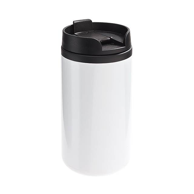 Travel mug TAKE FAST - white