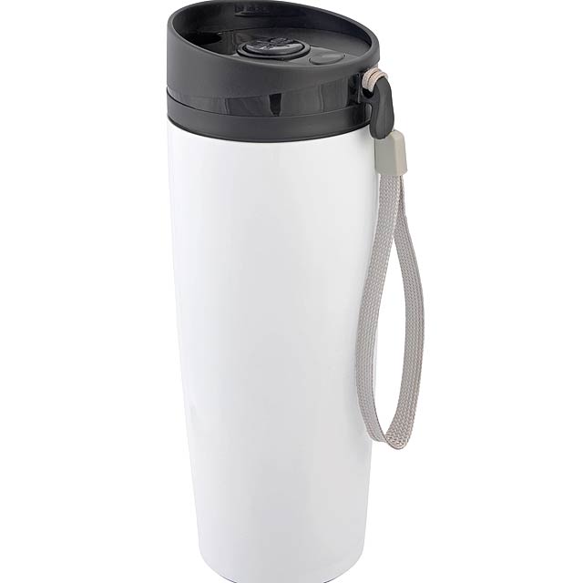 Flask  early morning , white - white