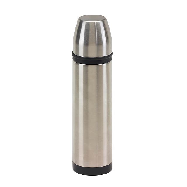 Stainless steel vacuum flask KEEP WARM - silver