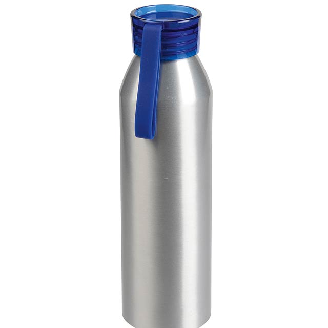 Aluminium bottle  Coloured  blue - blue