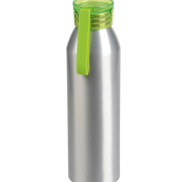Aluminium bottle  Coloured  appel green - lime