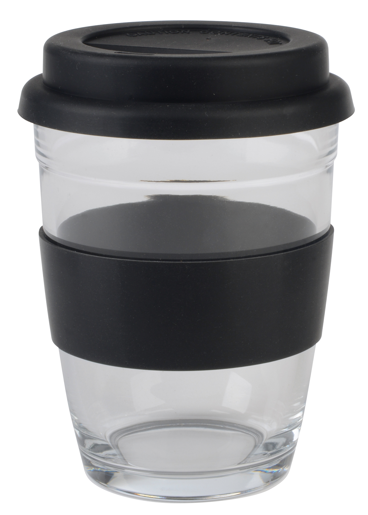 Glass cup PICK UP - black