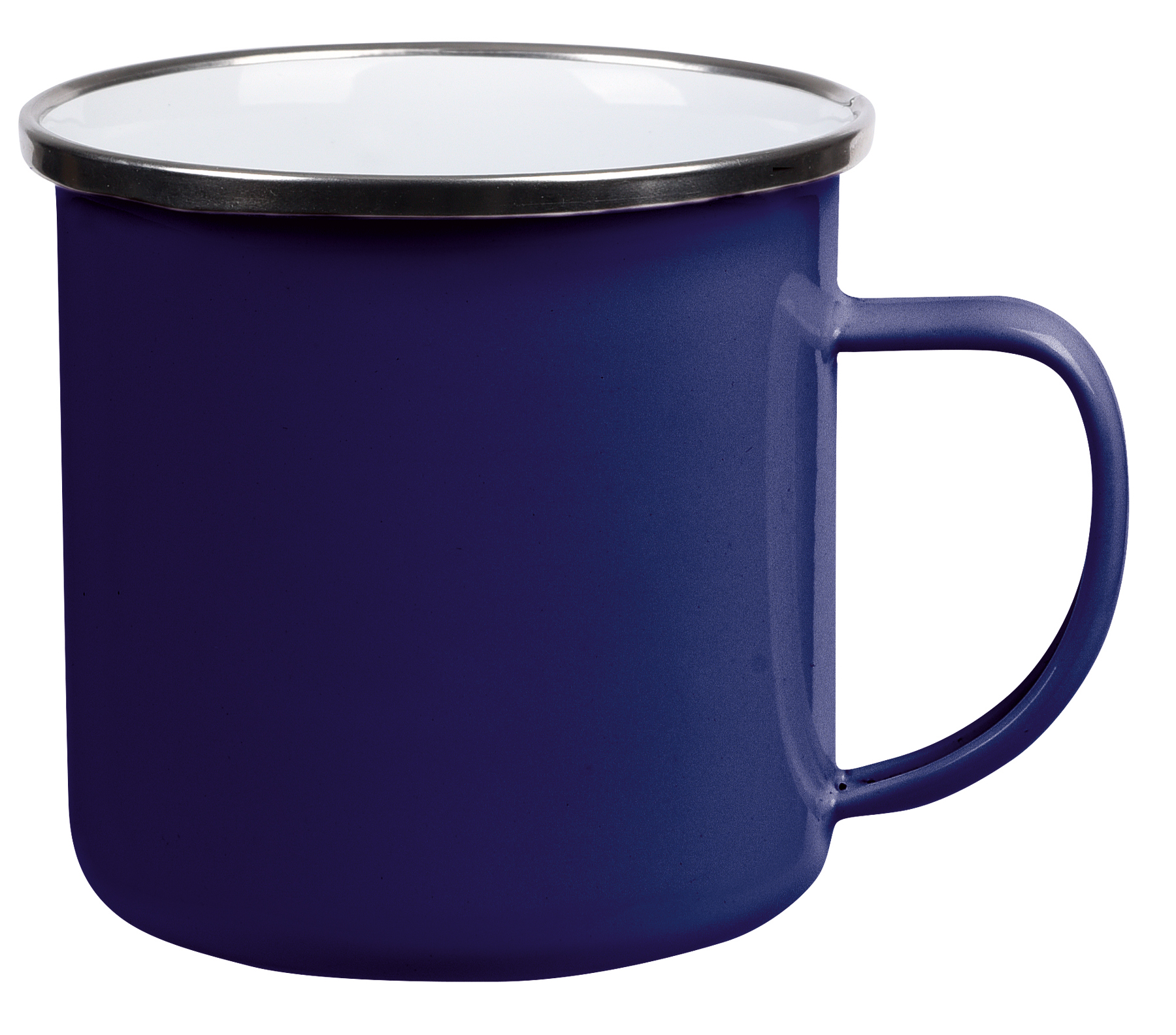 Emaille-Trinkbecher VINTAGE CUP - blau