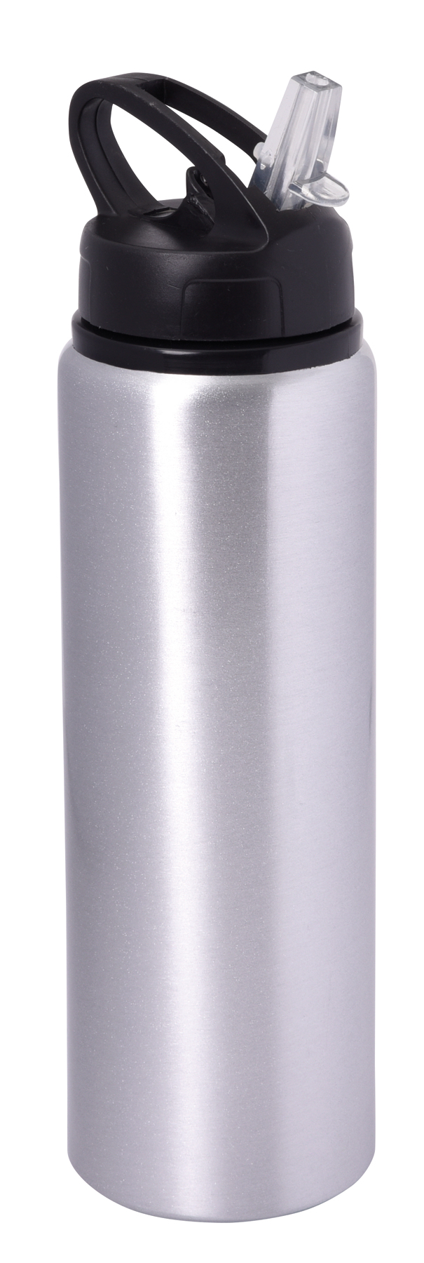 Aluminium drinking bottle SPORTY TRANSIT - silver