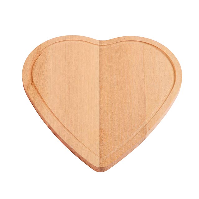 Cutting board WOODEN HEART - wood