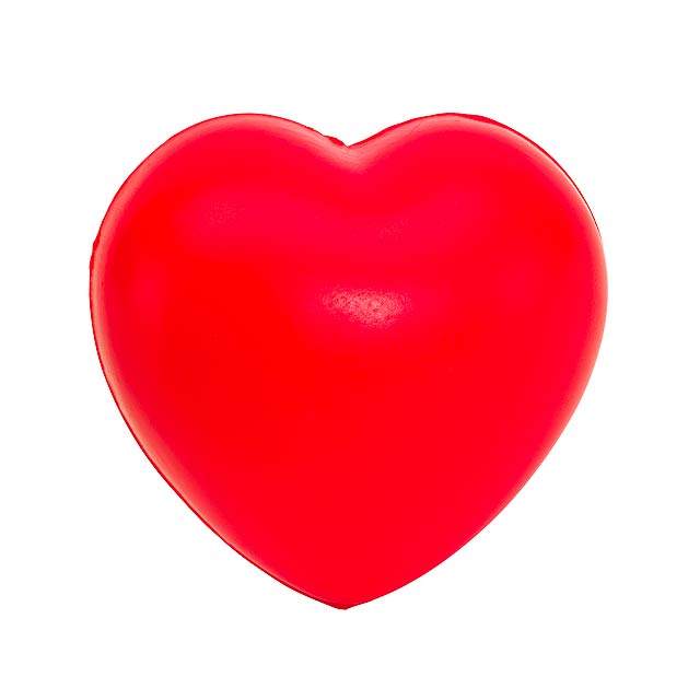 Anti-stress heart AMOR - red