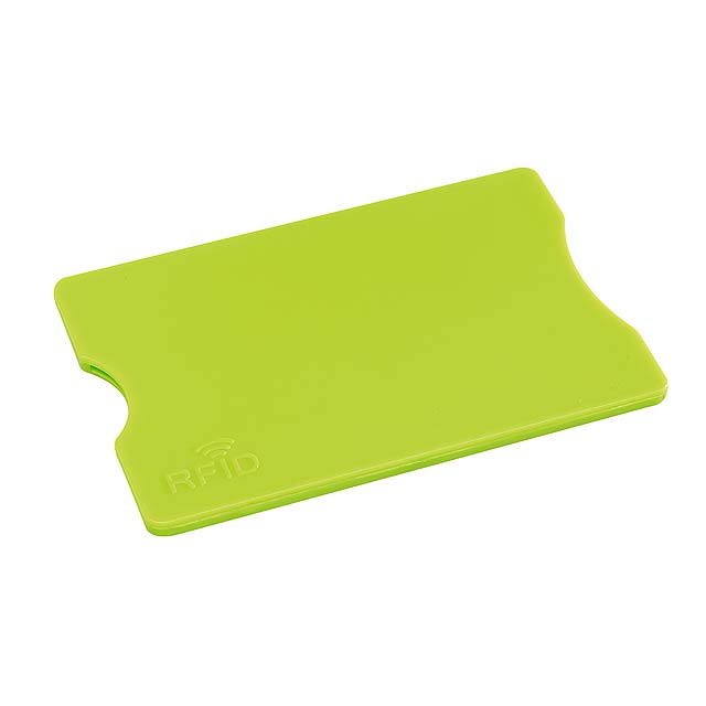 Credit card sleeve PROTECTOR - lime