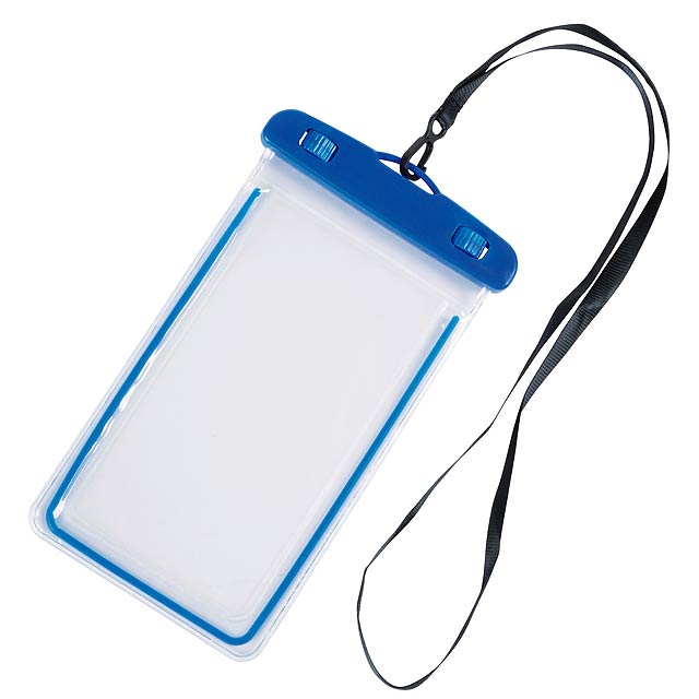 Phone bag DIVER, splash-proof - blue