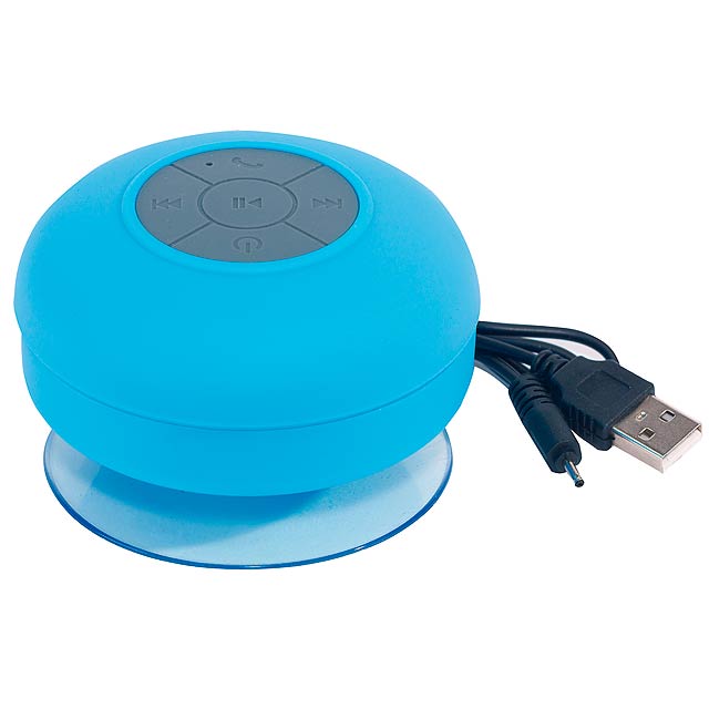Bluetooth-Duschlautsprecher WAKE UP - blau