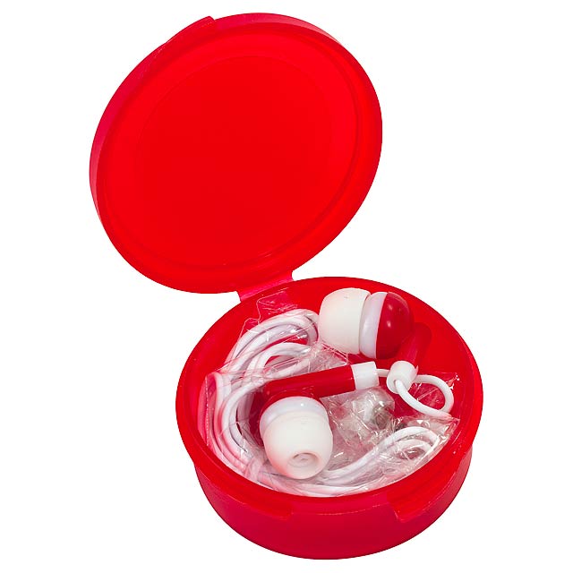 In-ear headphones MUSIC - red