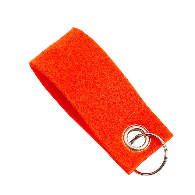 Key ring FELT - orange