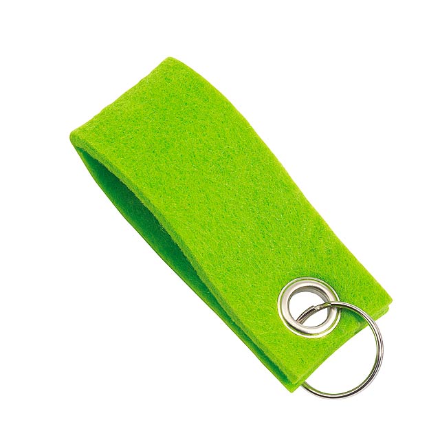 Key ring FELT - green
