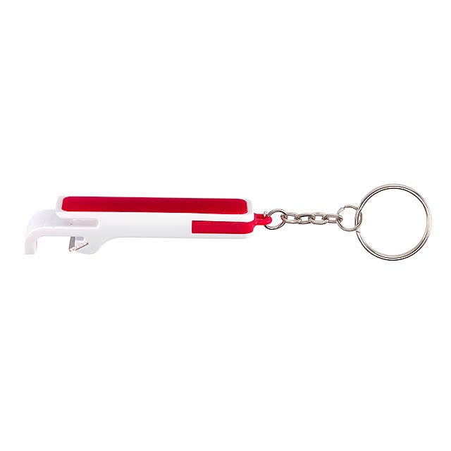 Key chain DOUBLE OPEN - red