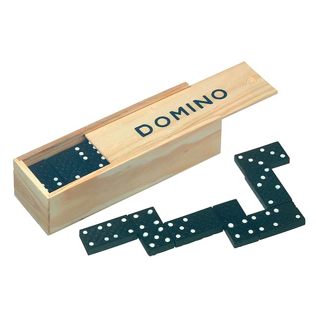 Classic domino game DOMINO - wood