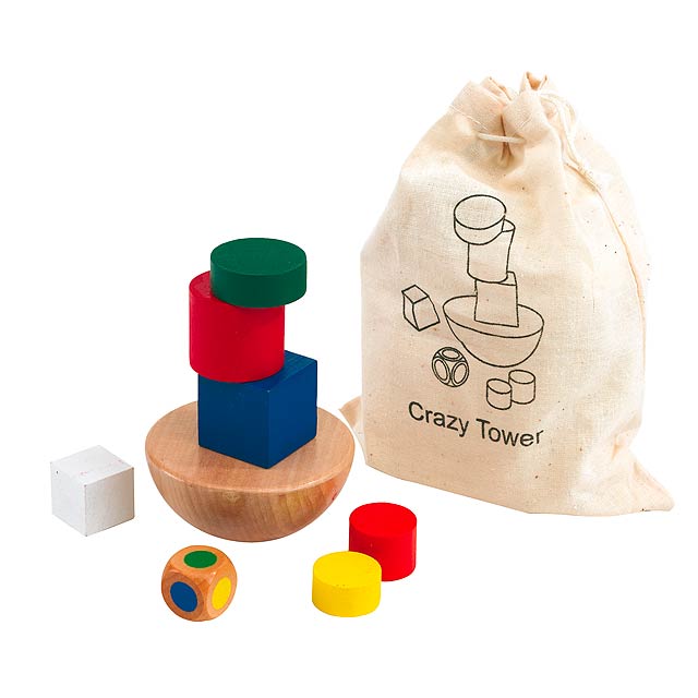Geschicklichkeitsspiel CRAZY TOWER - multicolor