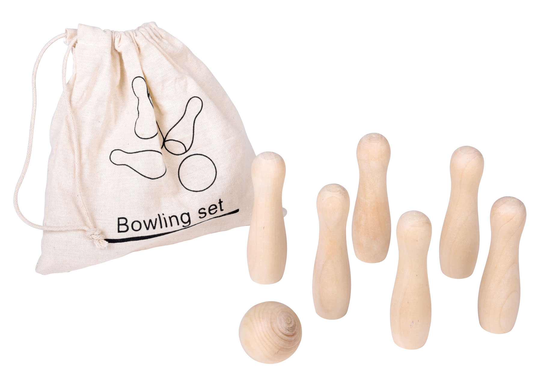Bowlingová hra FIRST STRIKE - hnedá