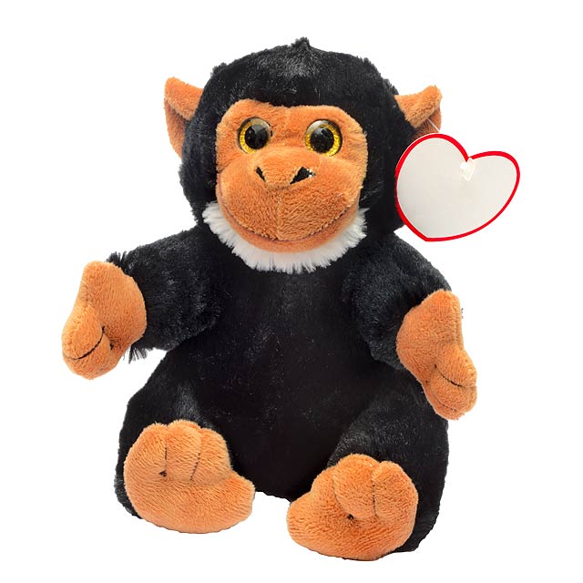 Plush monkey JERRIE - black