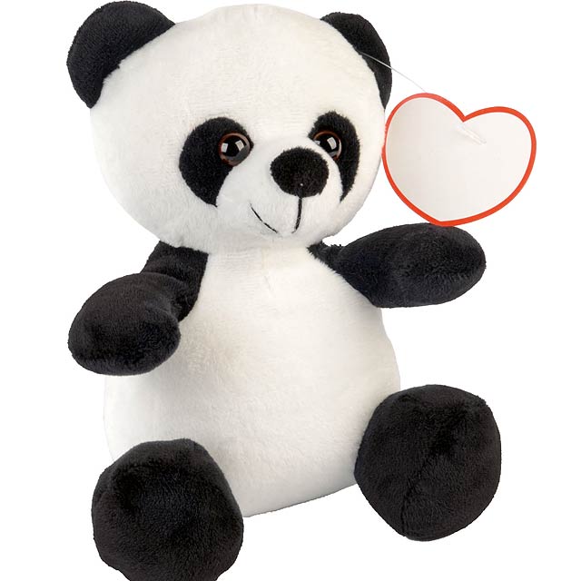 Plush Panda  Anthony  - white/black