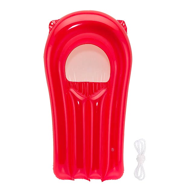 Inflatable mini mattress SPLASH - red