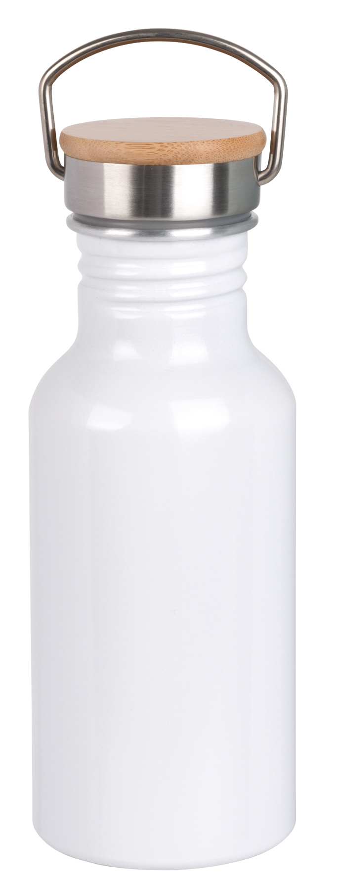Hliníková láhev na pití ECO TRANSIT - biela