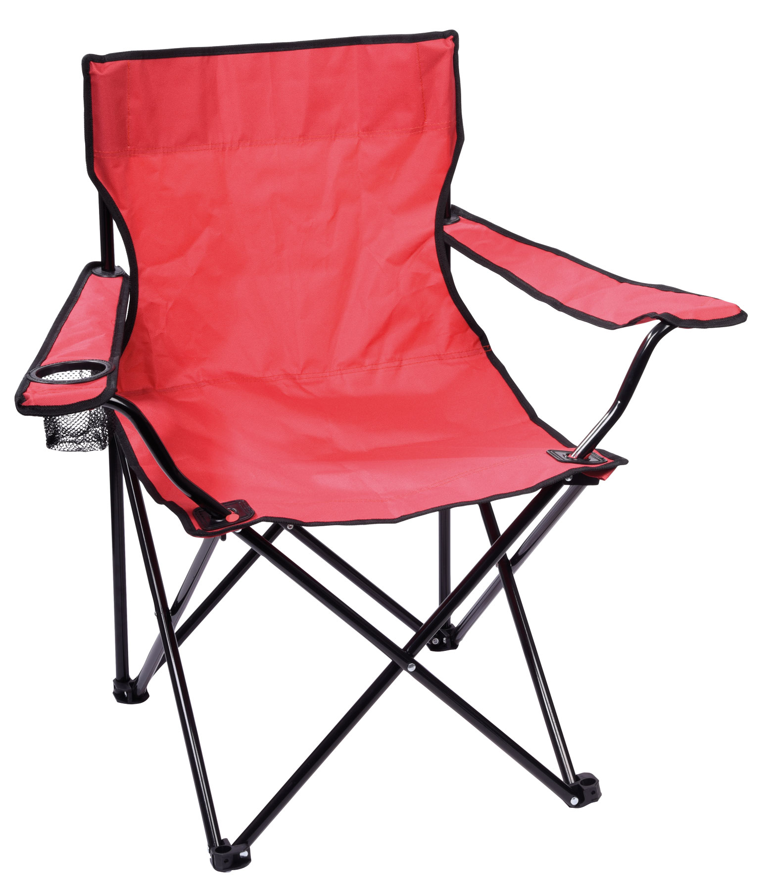 Beach and camping chair SUNNY DAY - red