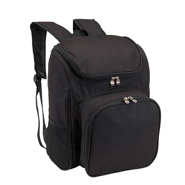 Piknikový batoh pro 2 osoby OUTSIDE - čierna