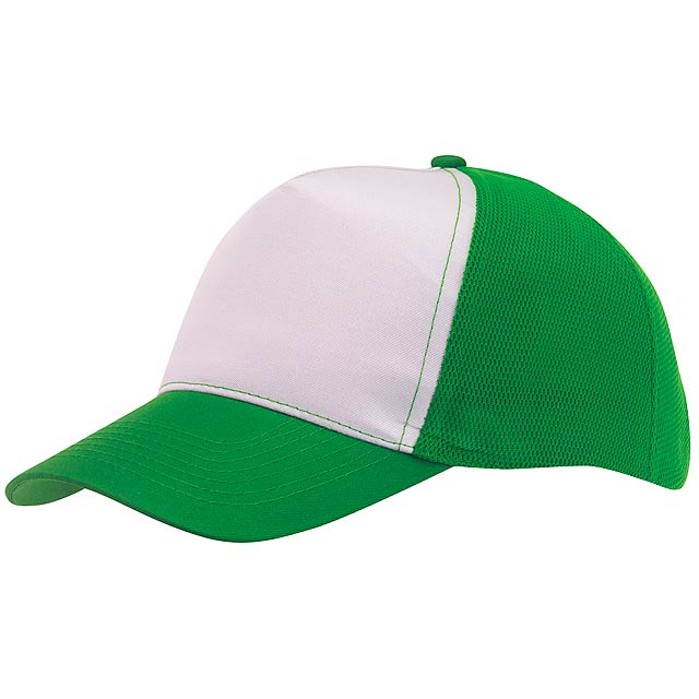 5-panel baseball cap BREEZY 2-coloured - green