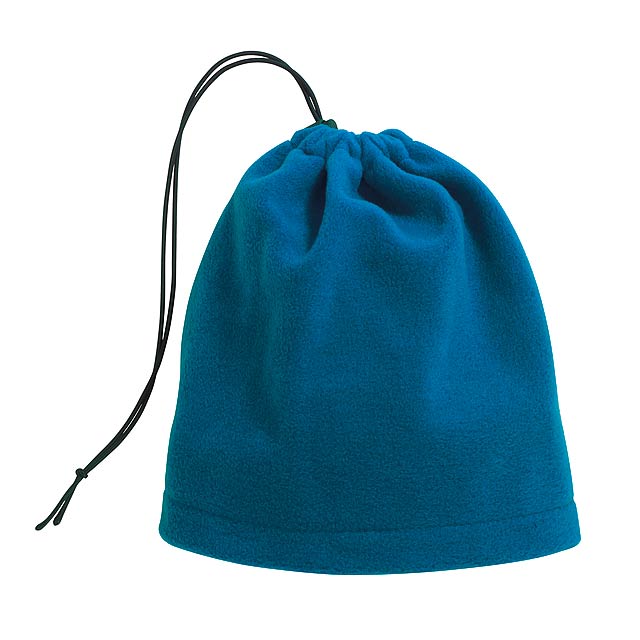 Fleece scarf-hat VARIOUS - petrol