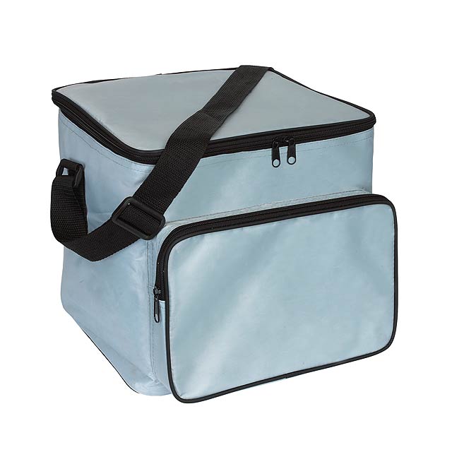 Cool bag ICE in square format - silver