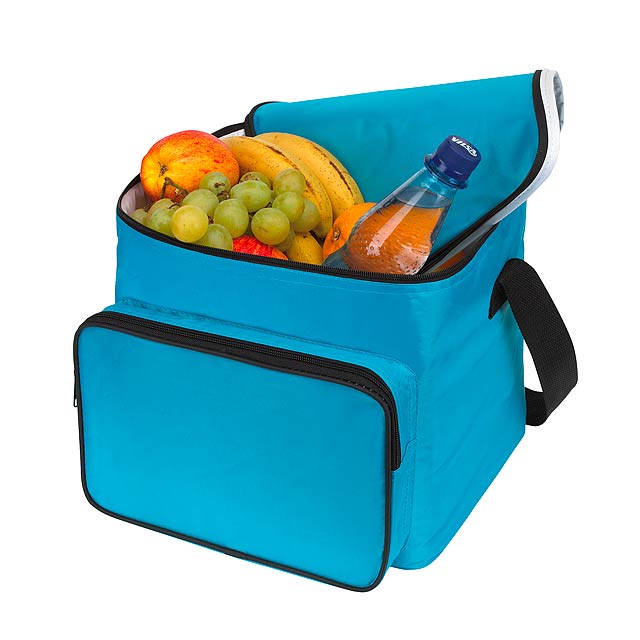 Cool bag ICE in square format - turquoise