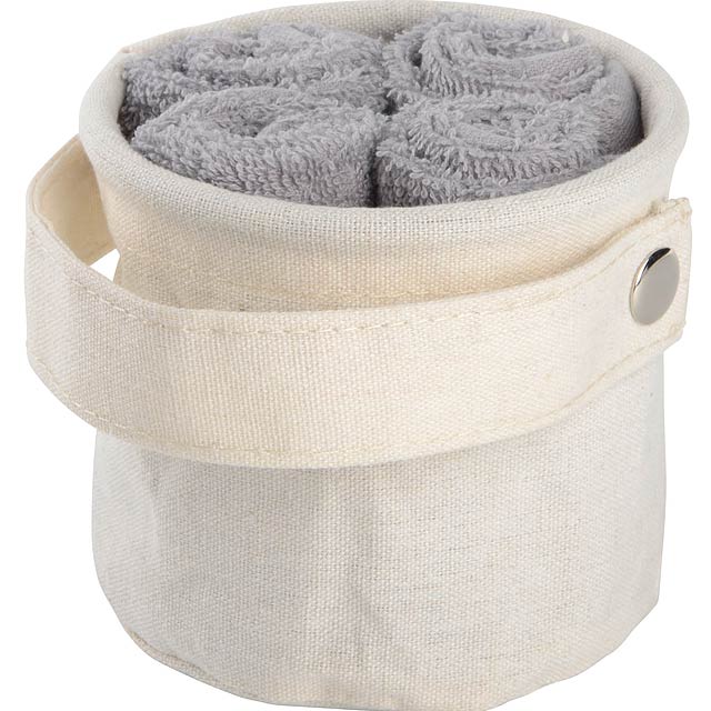 towel Set  Dry off  grey - Grau