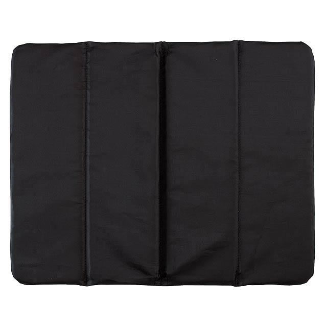 Comfortable cushion PERFECT PLACE - 3x foldable - black