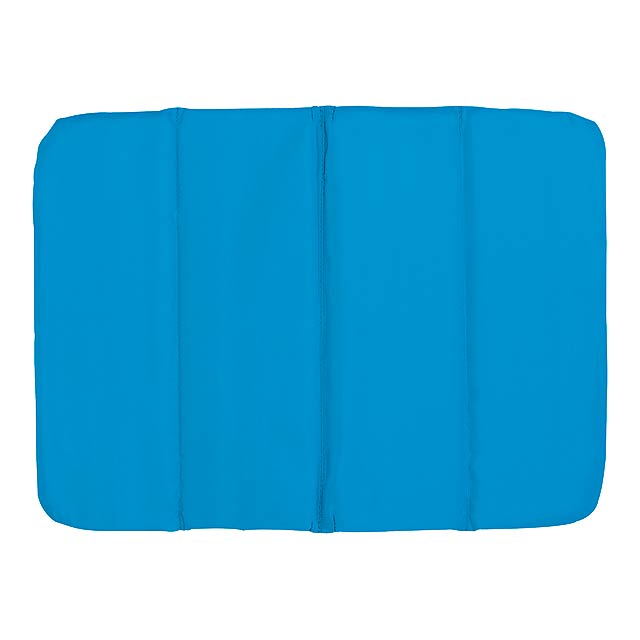 Comfortable cushion PERFECT PLACE - 3x foldable - blue