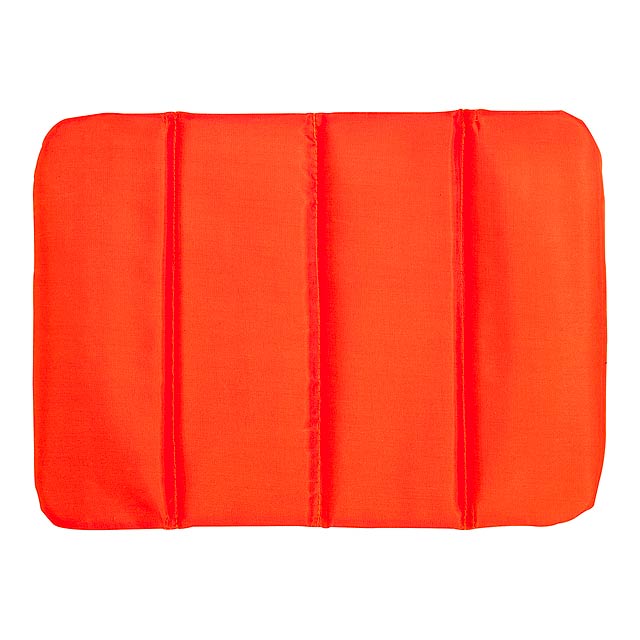 Comfortable cushion PERFECT PLACE - 3x foldable - orange