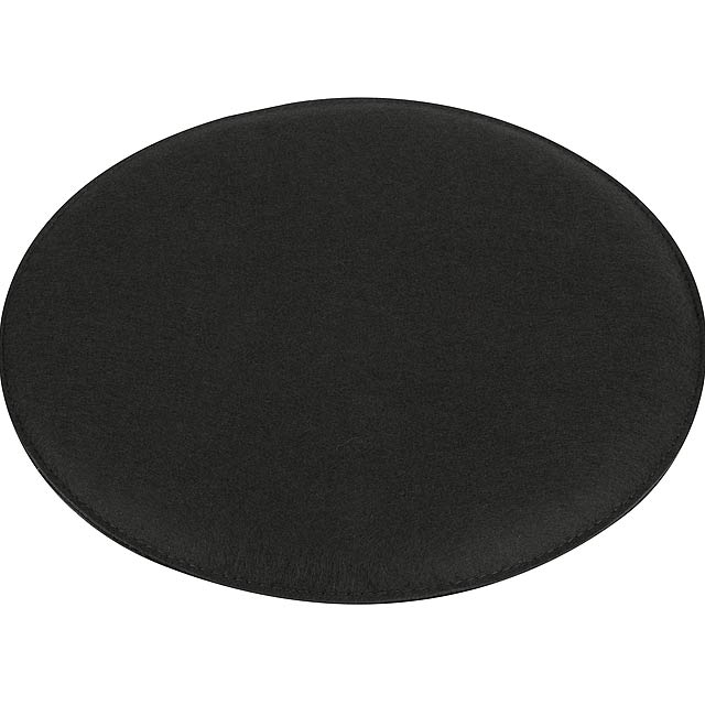 Pohodlný polstrovaný sedák SIT DOWN - čierna