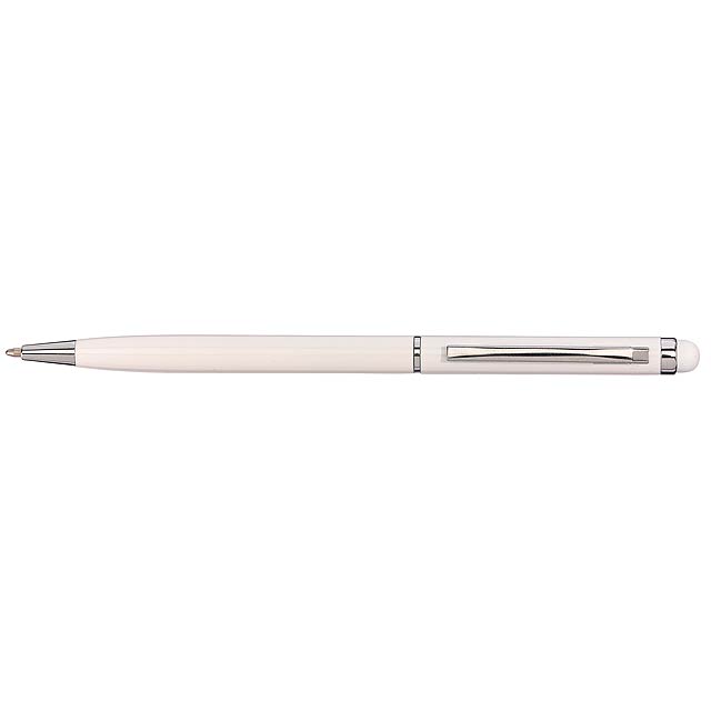 Kuličkové pero SMART TOUCH COLOUR - bílá