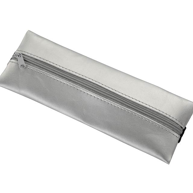 Pen case for notebooks KEEPER, silver - grey