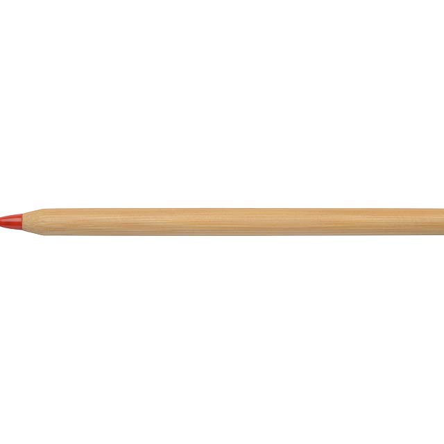 Bamboo Ballpen ESSENTIAL, red - red